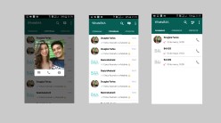 Exemplo de layout do aplicativo WhatsApp (B4A)